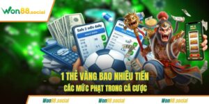 1 thẻ vàng bao nhiêu tiền