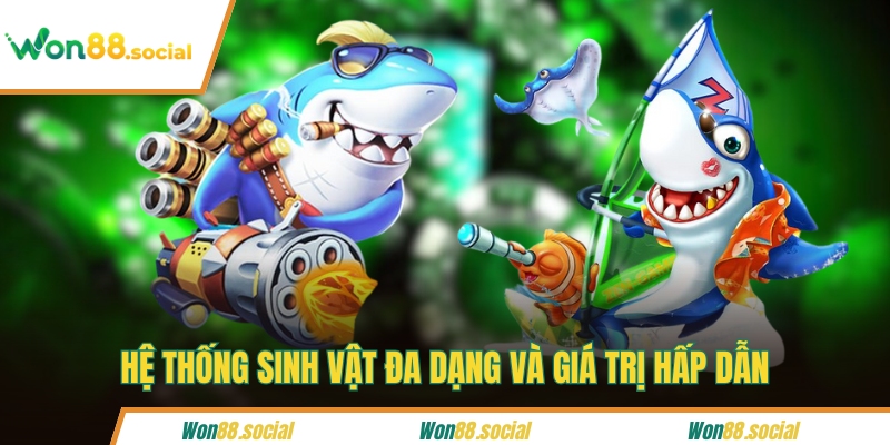 Hệ thống sinh vật đa dạng và giá trị hấp dẫn