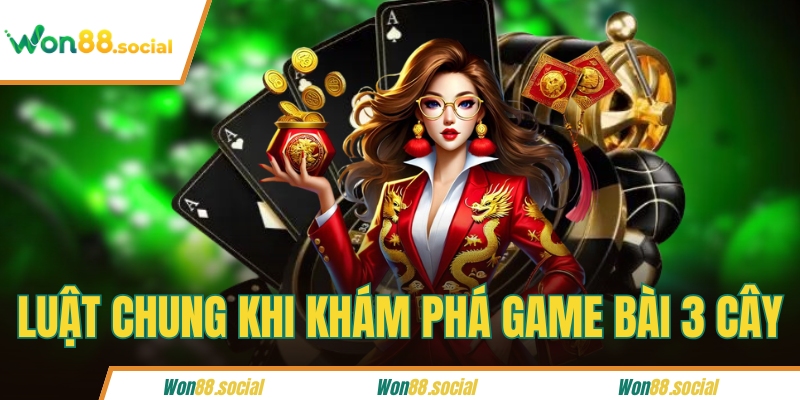Luật chung khi khám phá game bài 3 cây