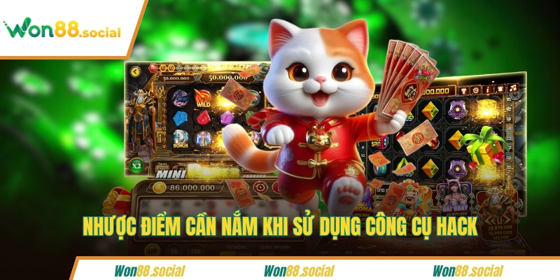 Nhược điểm cần nắm khi sử dụng công cụ hack
