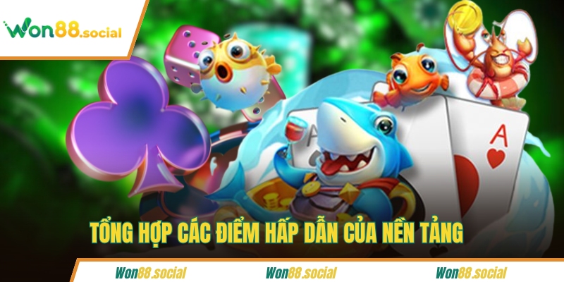 Tổng hợp các điểm hấp dẫn của nền tảng 
